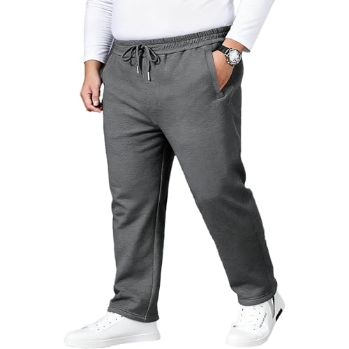 Amazon.com: wulanhada Men's Fleece Sherpa Lined Sweatpants Big and
